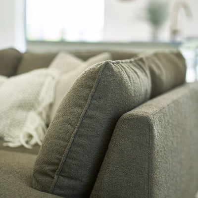 STELLA Corner Sofa in Olive Brown - Sits | Milola