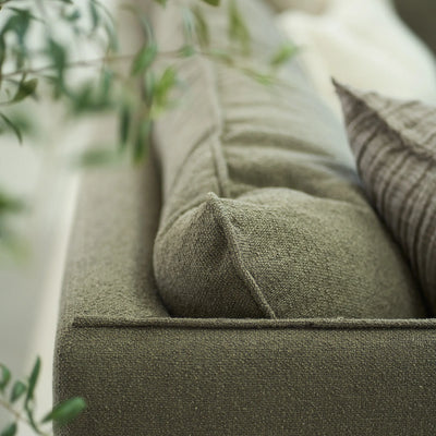 STELLA Corner Sofa in Olive Brown - Sits | Milola