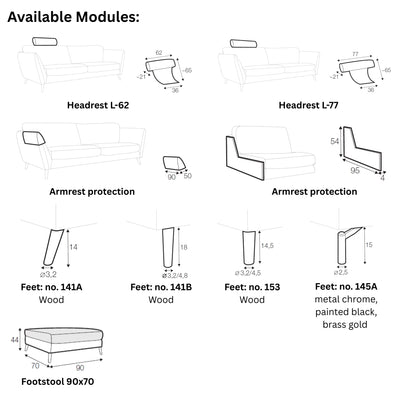 STELLA Sofa Modules - Sits | Milola