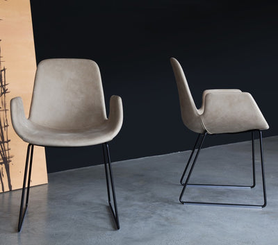 STEP-Armchair-with Gliders-Tonon Italia | Milola