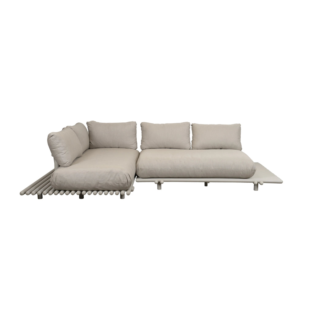 STICKS Outdoor Platform Corner Sofa in Sand - Can-Line | Milola