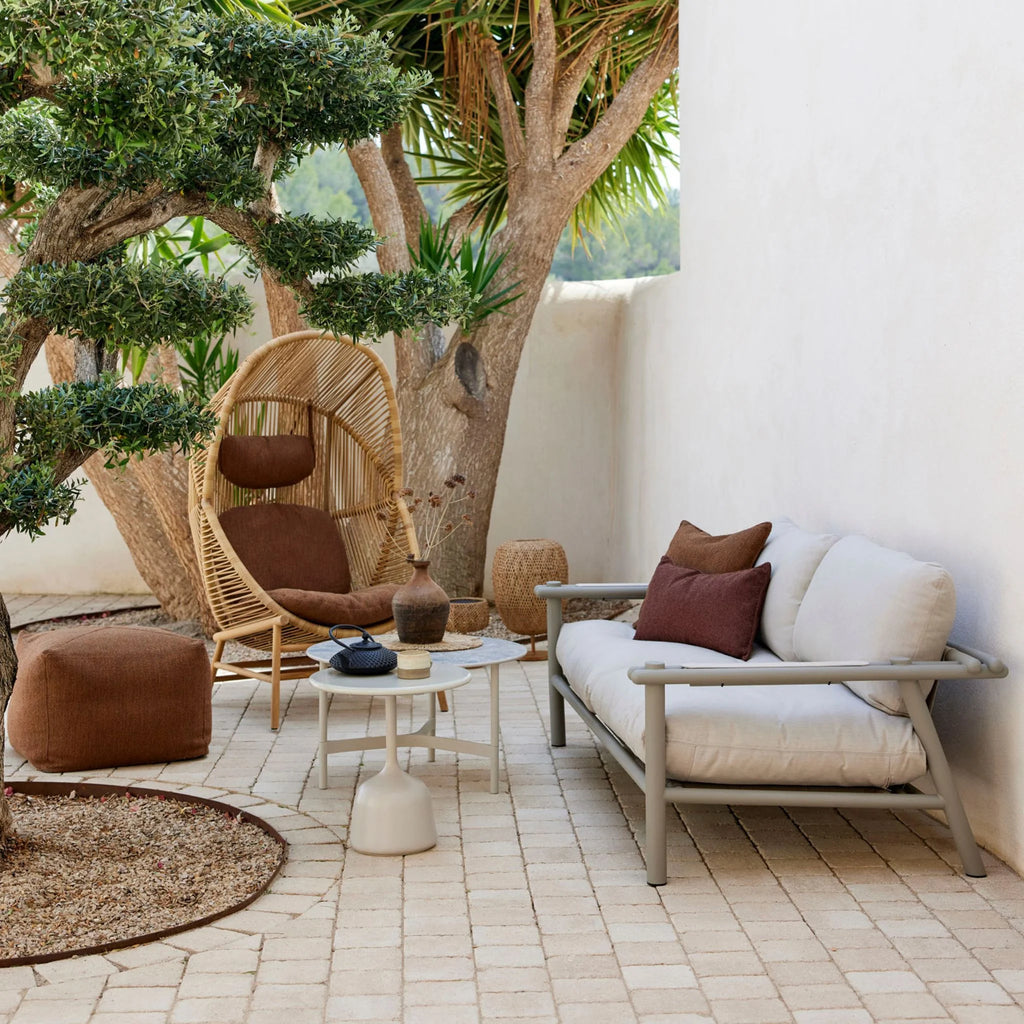Sticks 2 Seater Sofa - Outdoor Sofa in Sand - Cane-Line | Milola