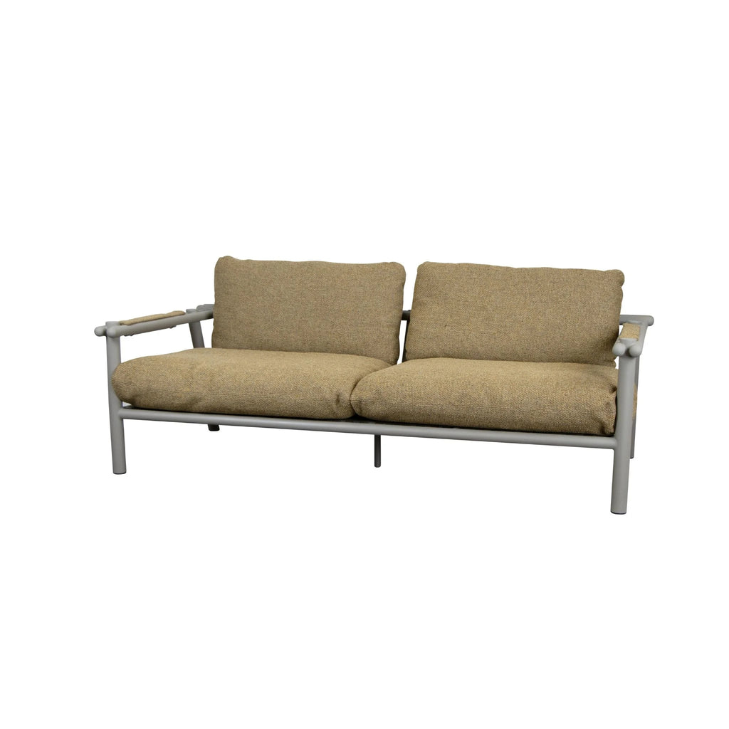 Sticks 2 Seater Sofa - Outdoor Sofa in Turmeric Yellow - Cane-Line | Milola