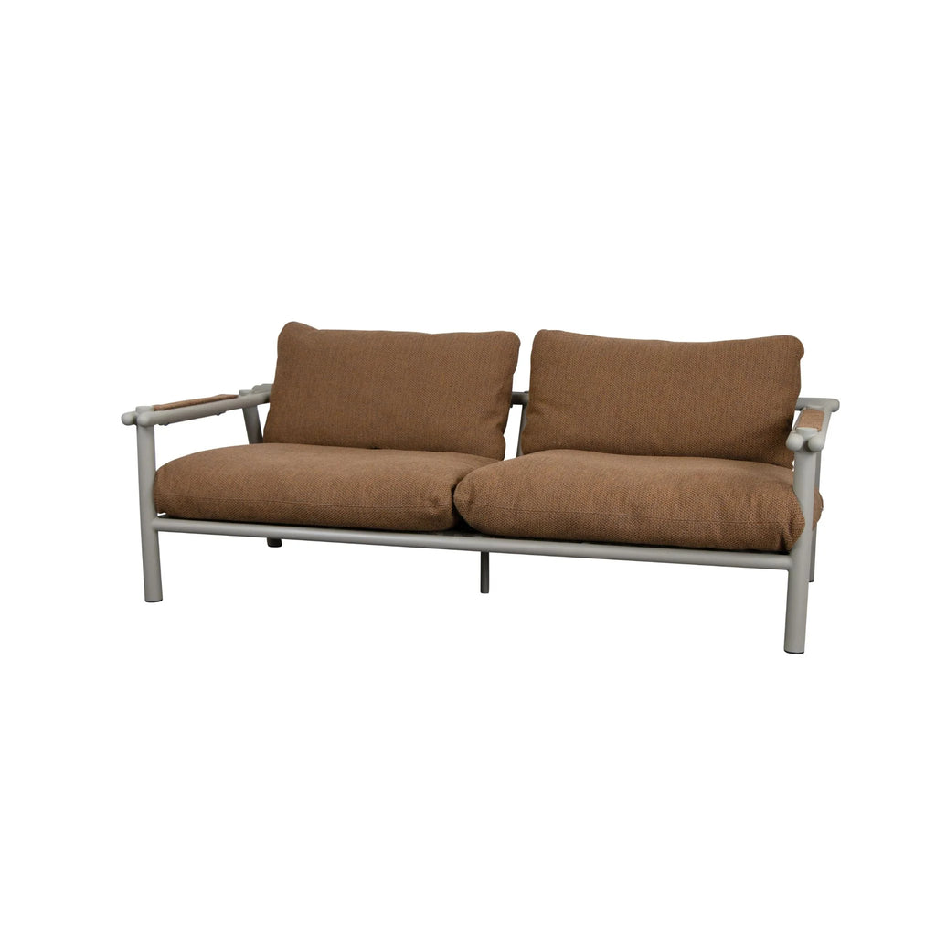 Sticks 2 Seater Sofa - Outdoor Sofa in Umber Brown - Cane-Line | Milola