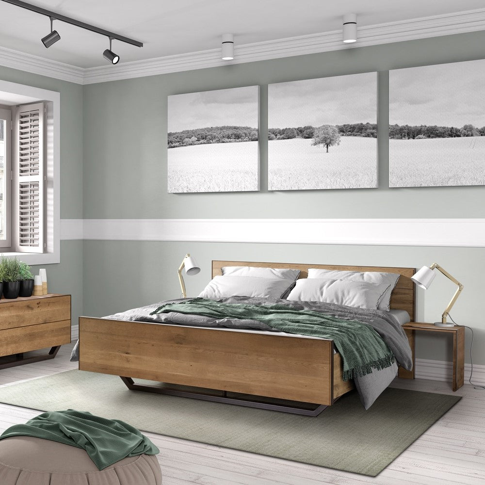 STORM - Wooden Bed - Scandinavian Design | Milola