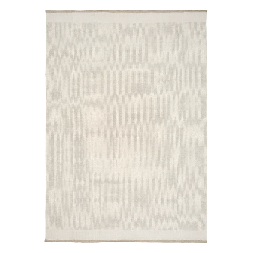 STRATUM ECHO - Wool Viscose Rug in White - Linie Design | Milola