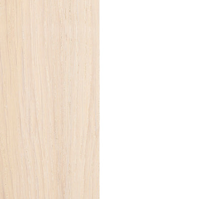 Skovby #111 Extendable Round Dining Table in Oak White Oil with White Top - Skovby | Milola