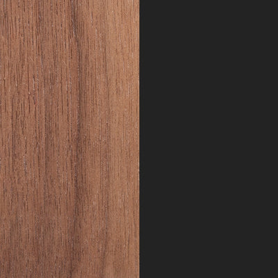 Skovby #115 Extendable Dining Table in Walnut Lacquer with Black Top - Skovby | Milola