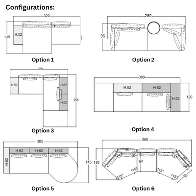 T-PAD Modular Sofa in Configuration - Twils| Milola