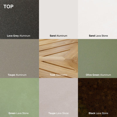 TOP - Aluminum & Lava Stone Variants colour - Cane-Line | Milola
