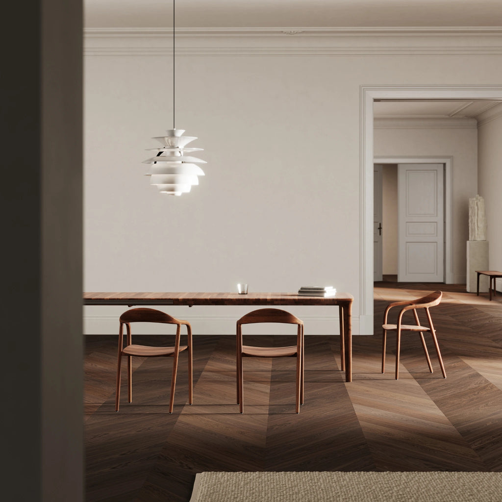 TARA Extendable Dining Table in Walnut Natural Oil - Artisan | Milola 