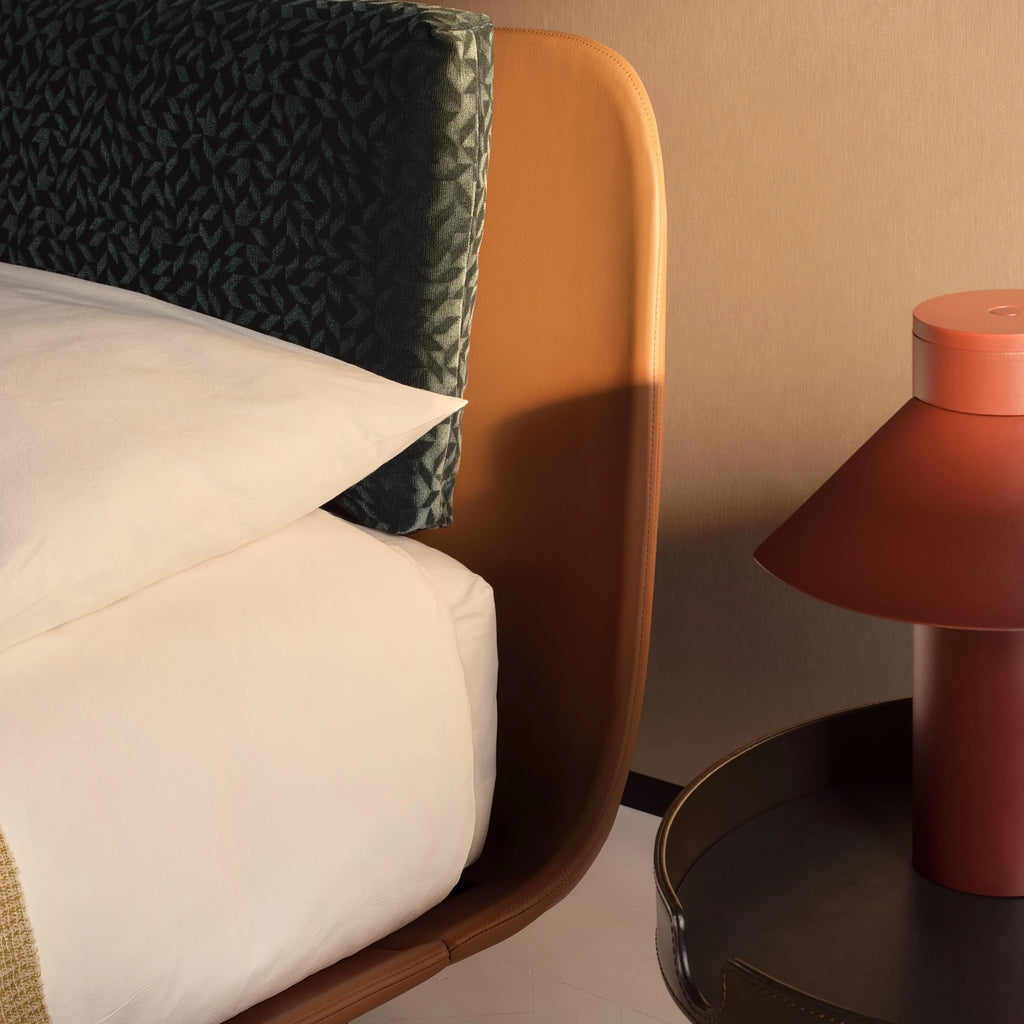 Tata Bed - Upholstered Bed with Reclining Cushions - Bolzan | Milola