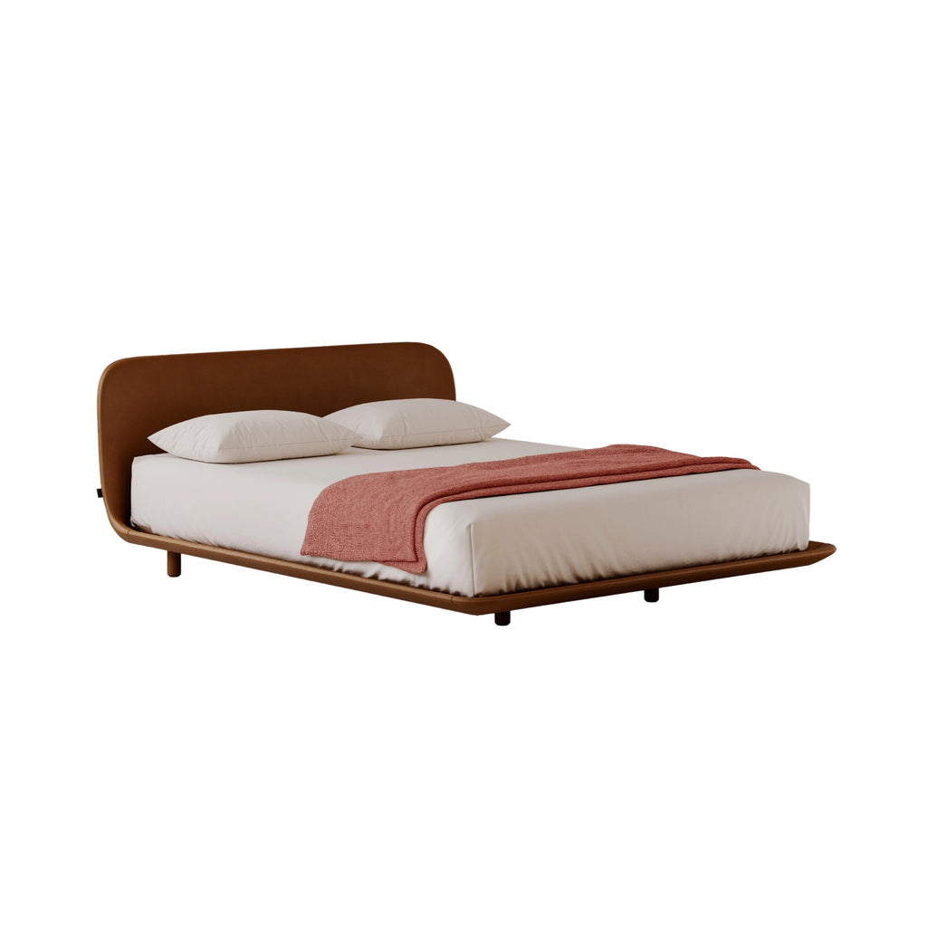 Tata Bed - Upholstered Bed with Reclining Cushions - Bolzan | Milola