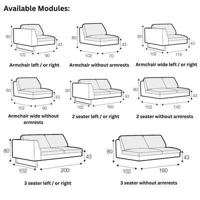 TOKYO Sofa Modules - Sits | Milola