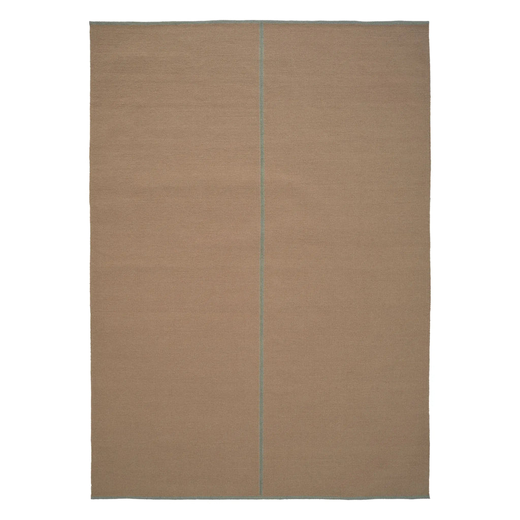 TWIN SABI Rug - Wool Linen Rug in Camel - Linie Design | Milola