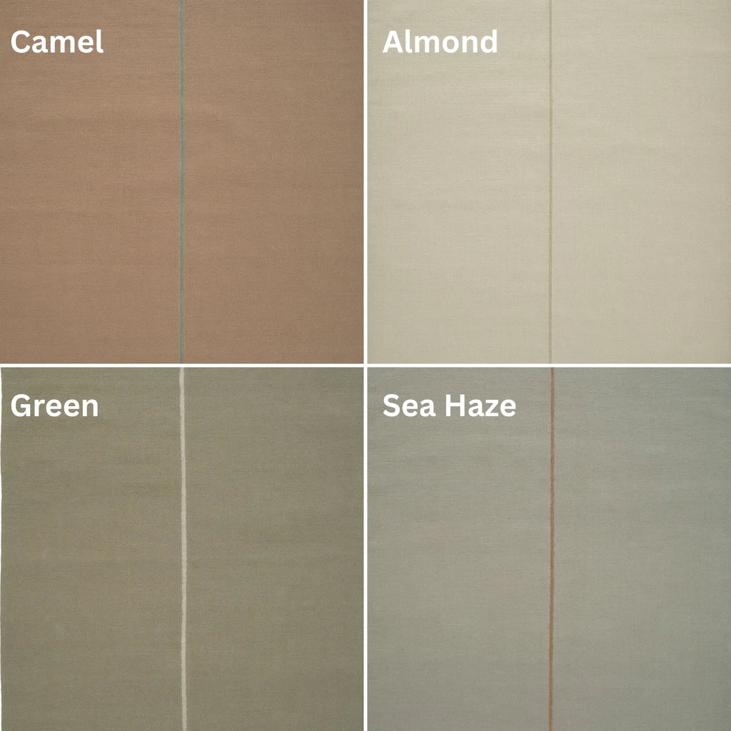 TWIN SABI Rug - Wool Linen Rug Color Template - Linie Design | Milola