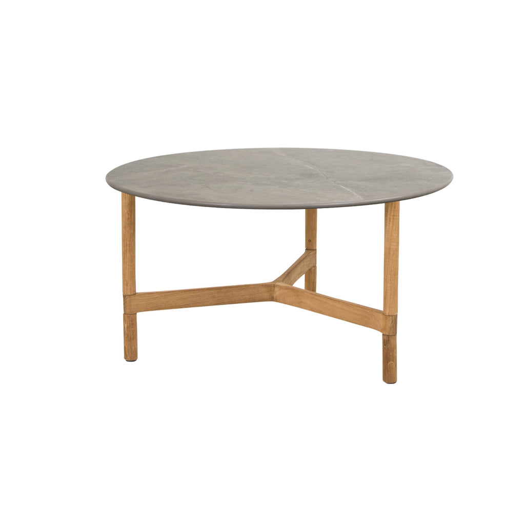 Twist Outdoor Coffee Table - Elegant Outdoor Coffee Table in Taupe - Cane-Line | Milola