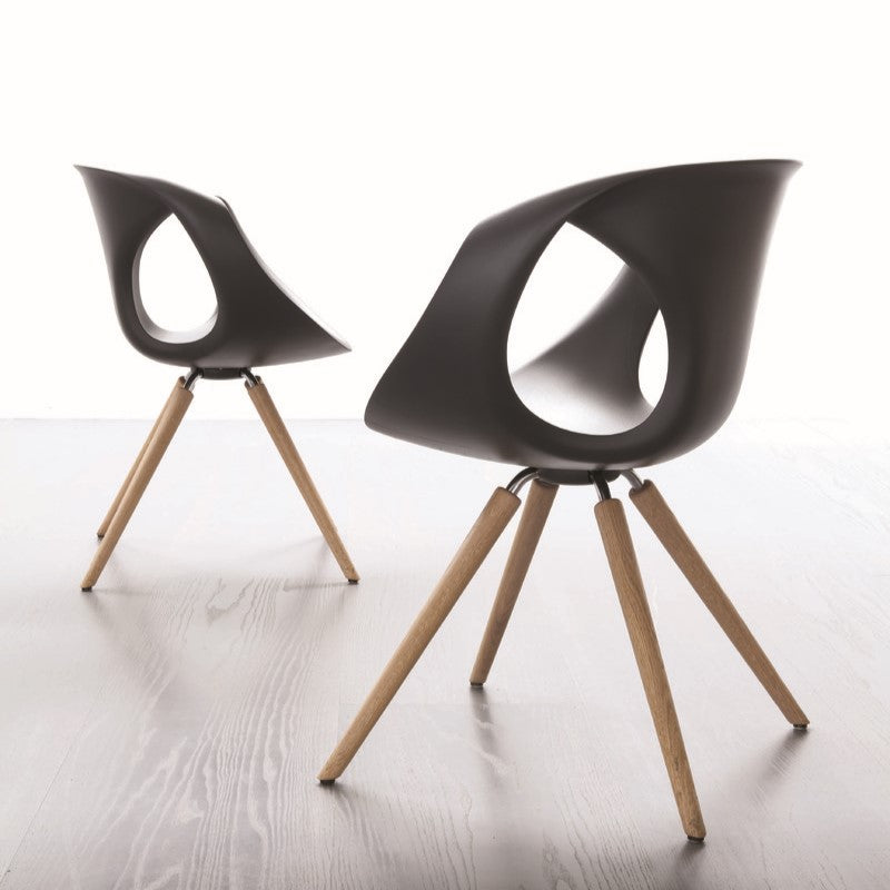 UP SOFT TOUCH-Dining Chair-Wooden Legs-Tonon Italia | Milola