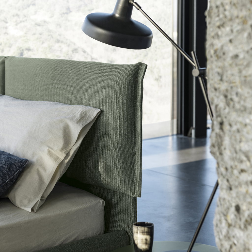 IORCA H.9 - Upholstered Bed - Minimalist Design - Bolzan | Milola