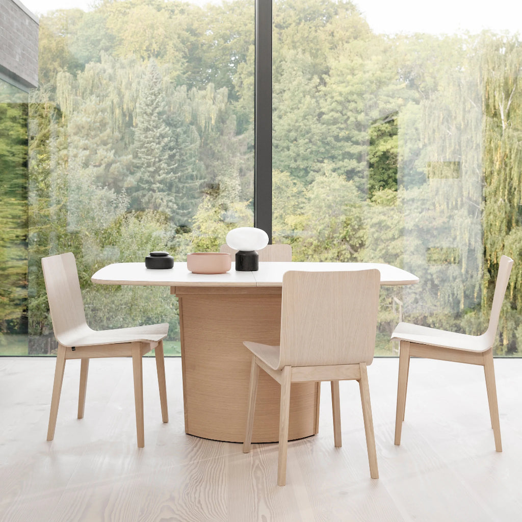 Skovby #116 Boatshaped Extendable Dining Table