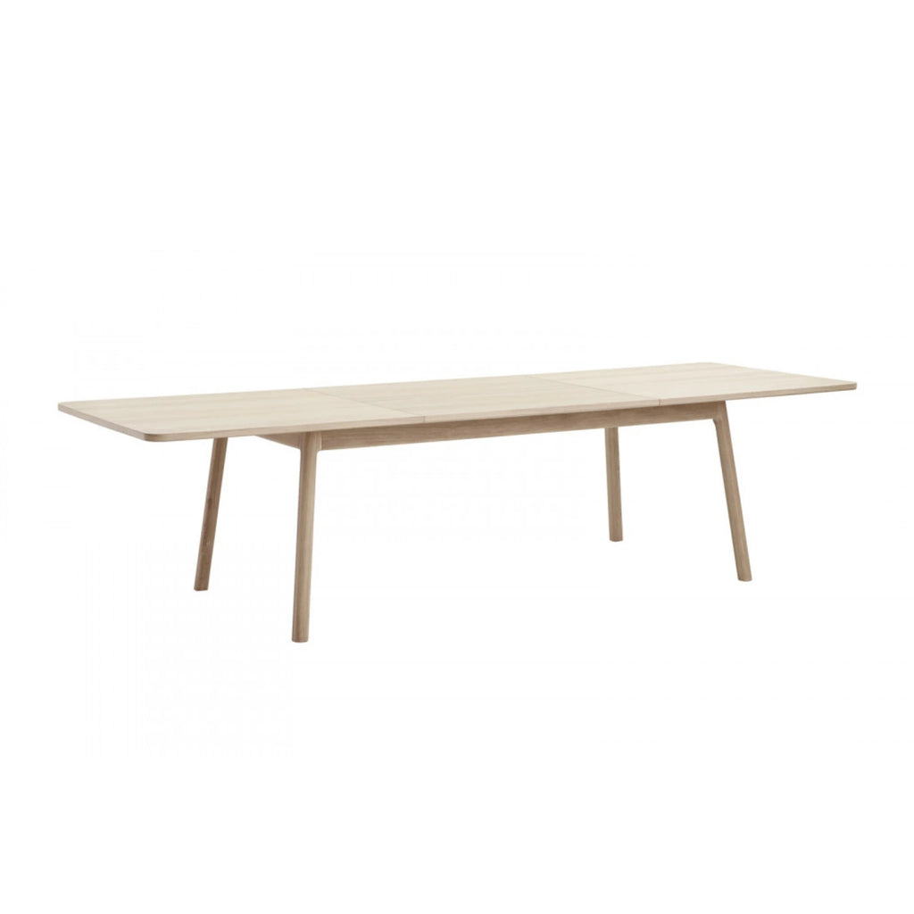 CASØ 700 Extendable Dining Table in White Oiled Oak - Caso | Milola
