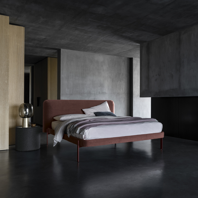 JOY - Upholstered Bed - Minimalistic Italian Design - Bolzan | Milola