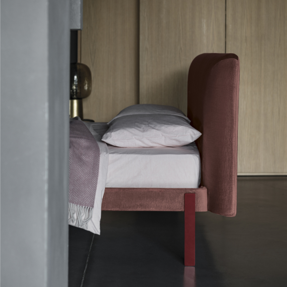 JOY - Upholstered Bed - Minimalistic Italian Design - Bolzan | Milola