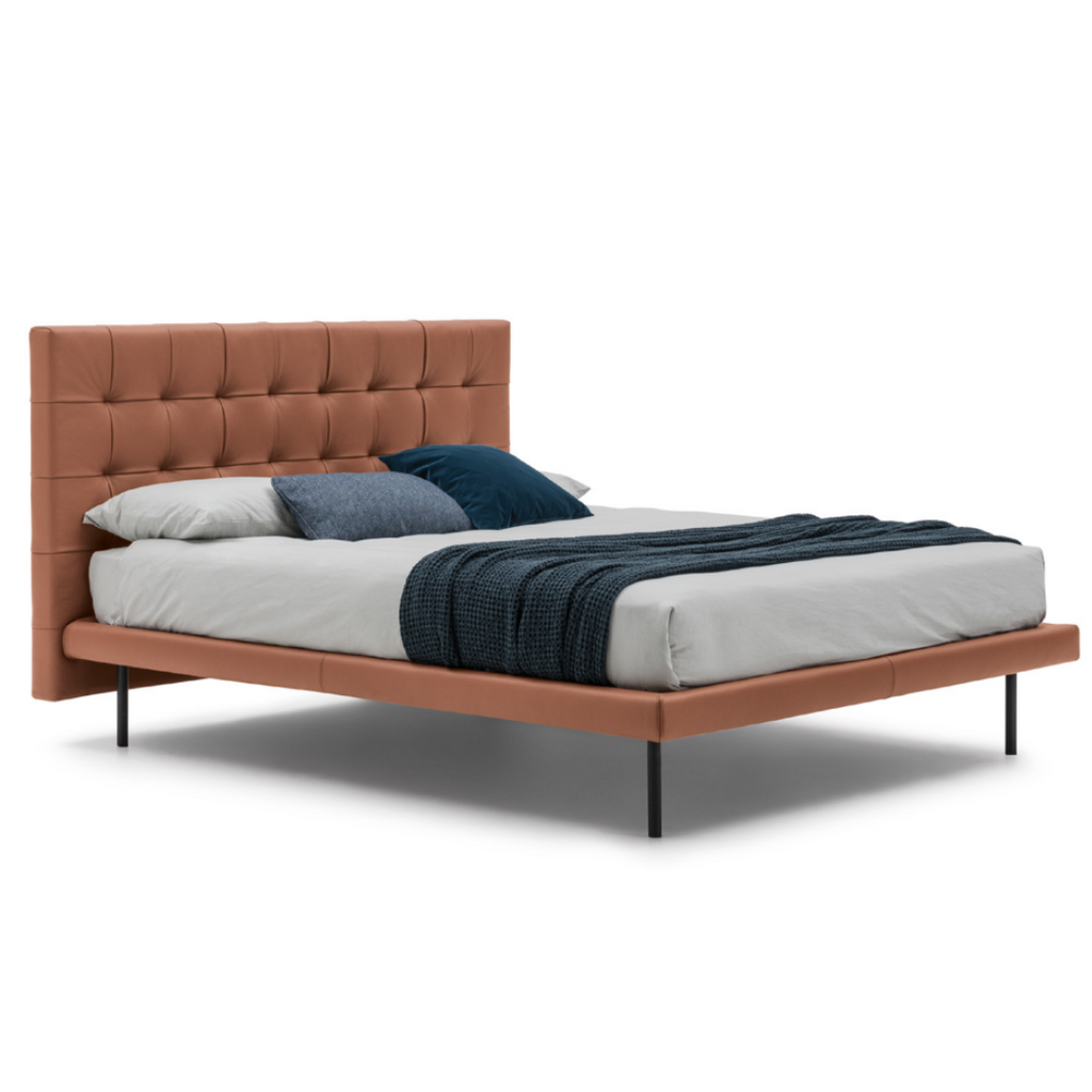 FREEDOM - Upholstered Bed - Elegant Minimalist Bed - Bolzan | Milola