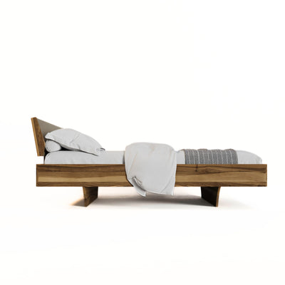 LYS -  Wooden Bed - Elegant Scandinavian Design | Milola