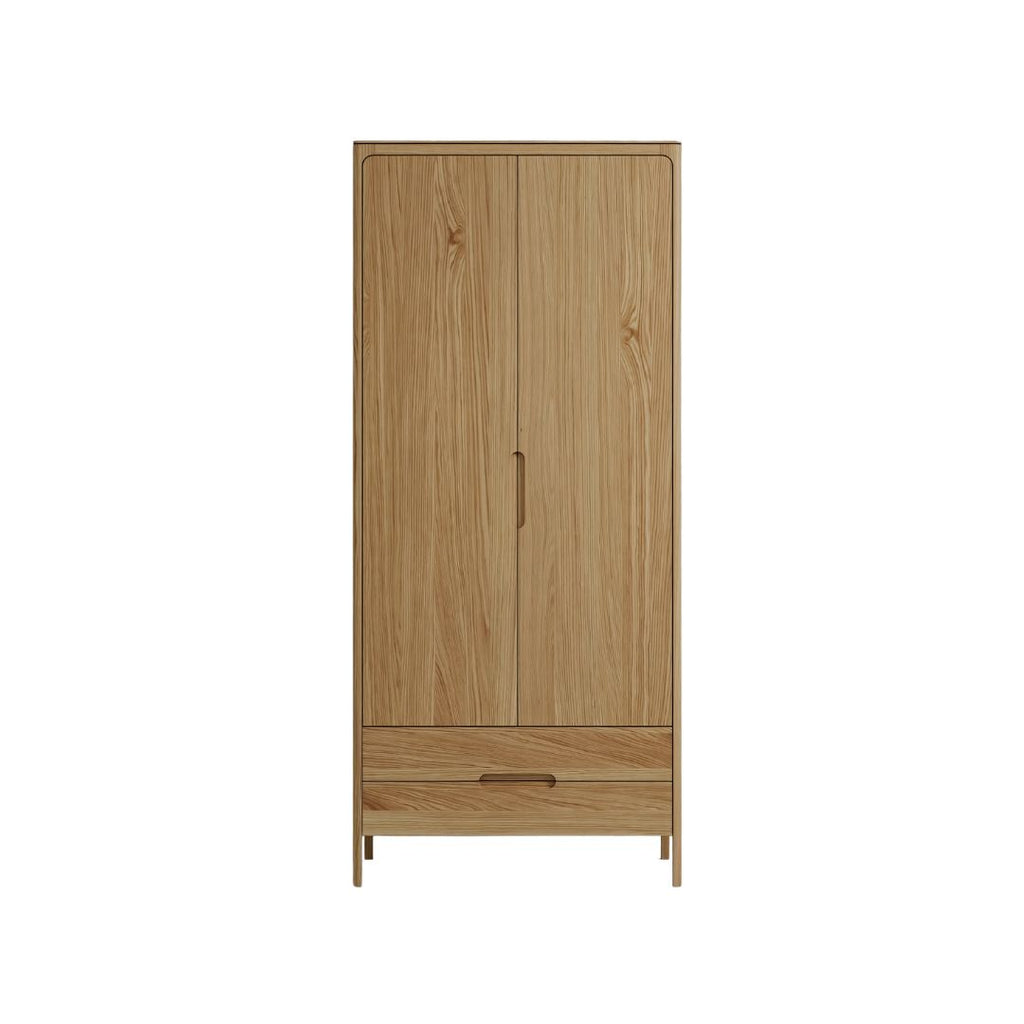 SIRLIG - Wooden Wardrobe with Drawers - Minimalist Design | Milola