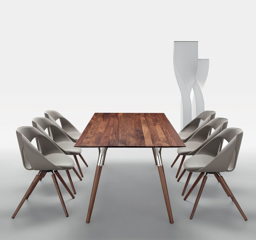 UP Upholstered-Dining Chair-Wooden Legs-Tonon Italia | Milola