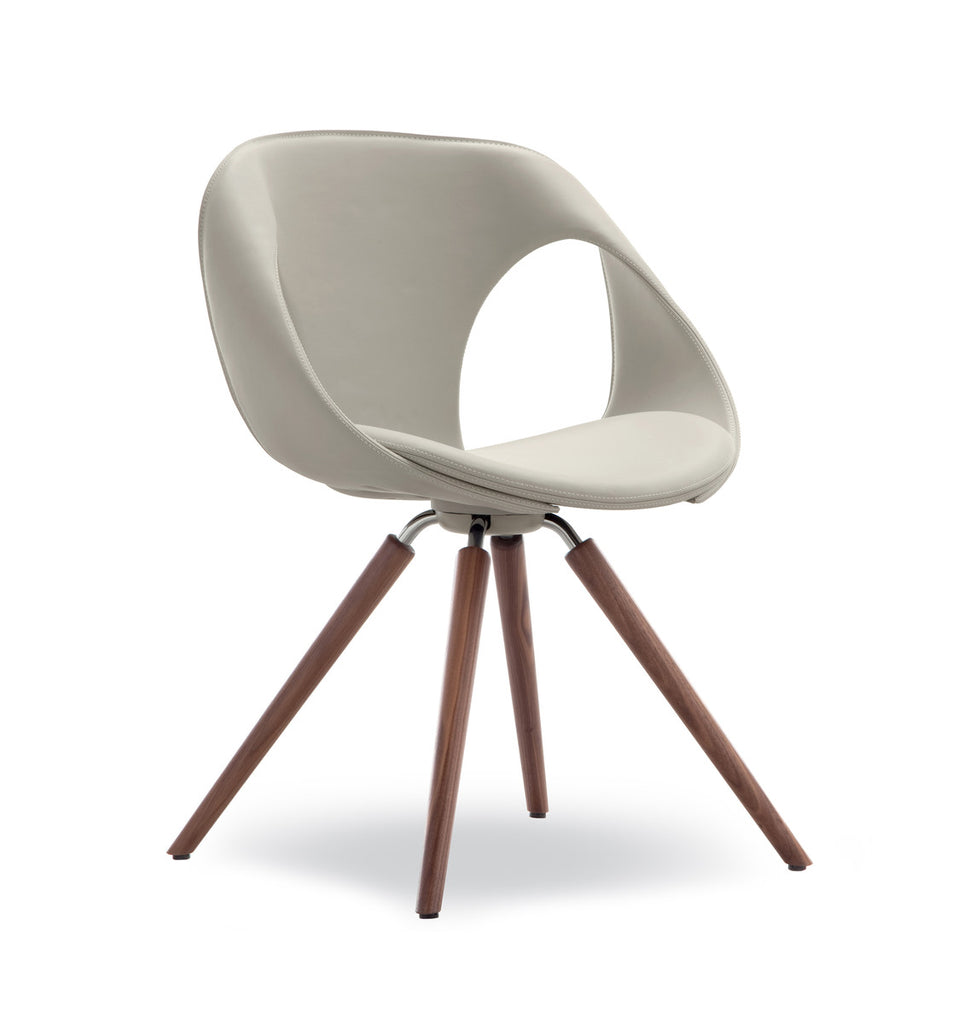 UP Upholstered-Dining Chair-Wooden Legs-Tonon Italia | Milola