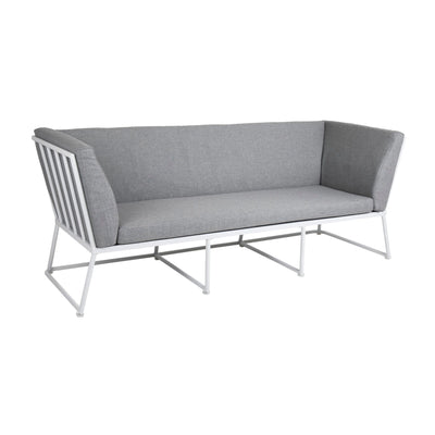 VENCE Outdoor Sofa Set - Pearl Grey 3Seaters - Brafab | Milola