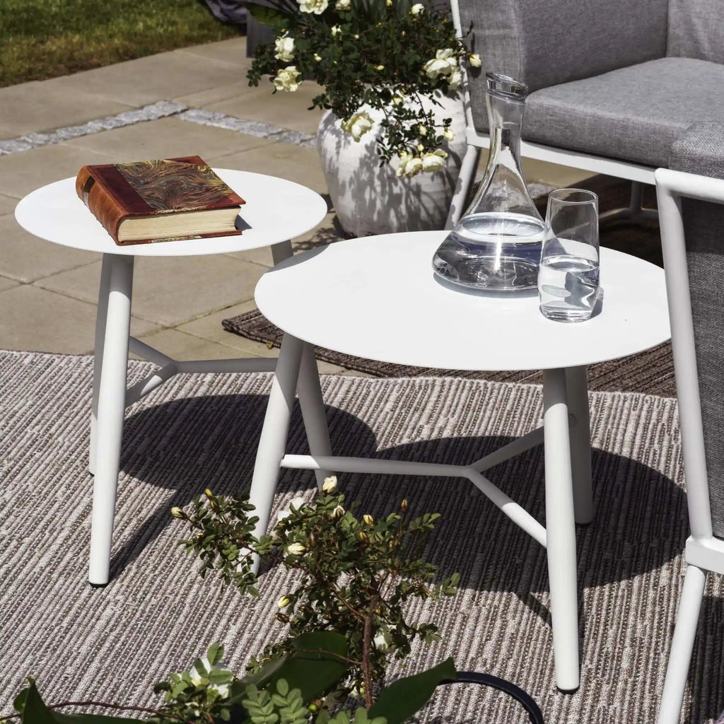 VENCE Outdoor Sofa Set - Coffee Table -  Pearl Grey - Brafab | Milola