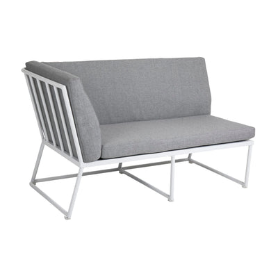VENCE Outdoor Sofa Set - Pearl Grey - Left Corner - Brafab | Milola