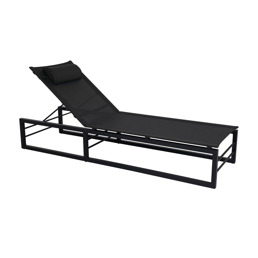 VEVI - Sun Loungers in Black - Set of 2 - Scandinavian Design - Suns | Milola
