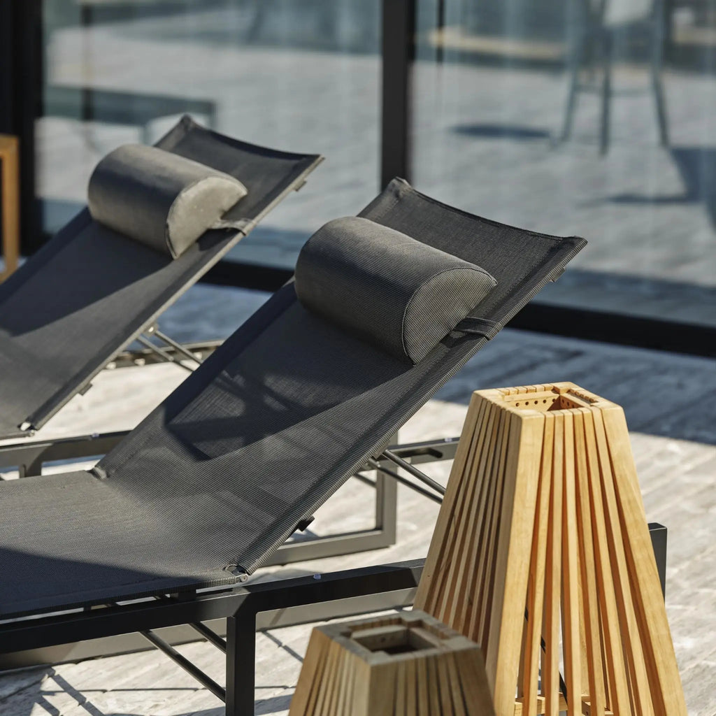 VEVI - Sun Loungers in Black - Set of 2 - Scandinavian Design - Suns | Milola 