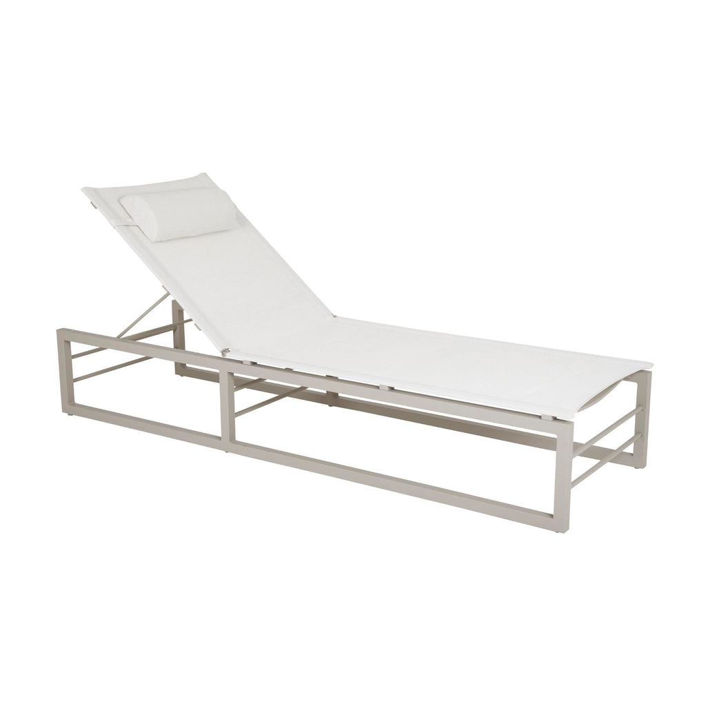 VEVI - Sun Loungers in White - Set of 2 - Scandinavian Design - Suns | Milola 