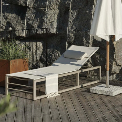 VEVI - Sun Loungers in White - Set of 2 - Scandinavian Design - Suns | Milola 