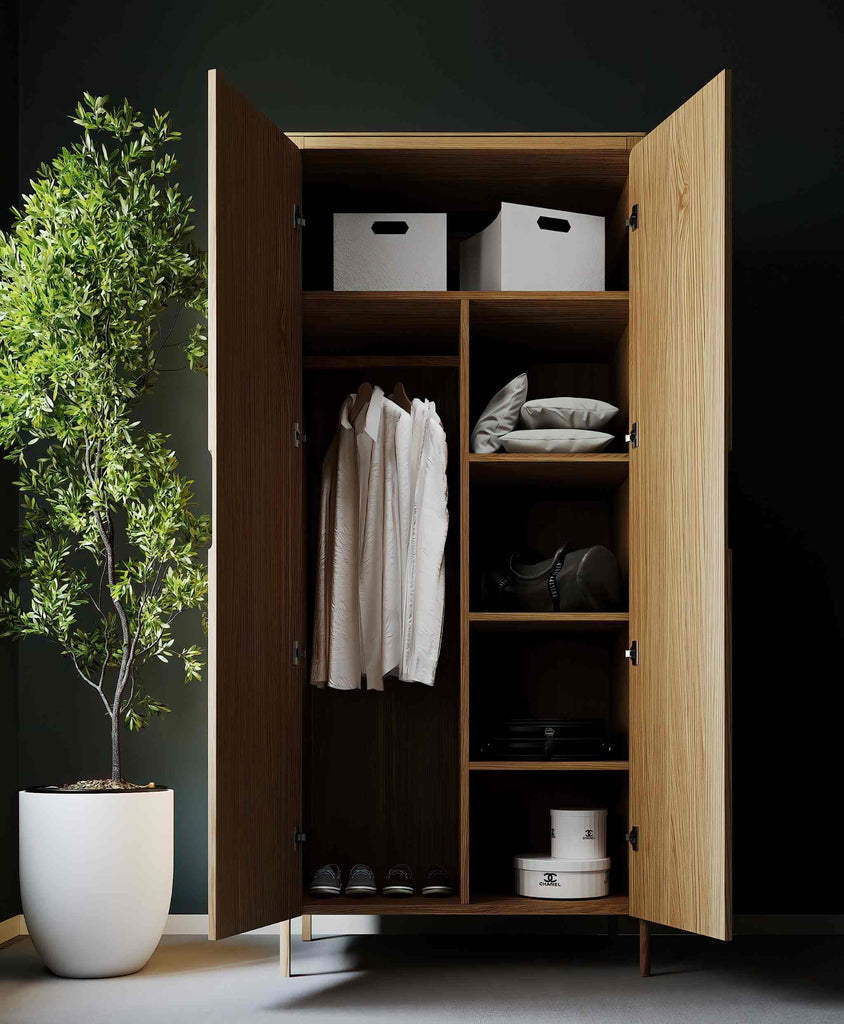 SIRLIG - Wooden Wardrobe - Minimalist Design | Milola