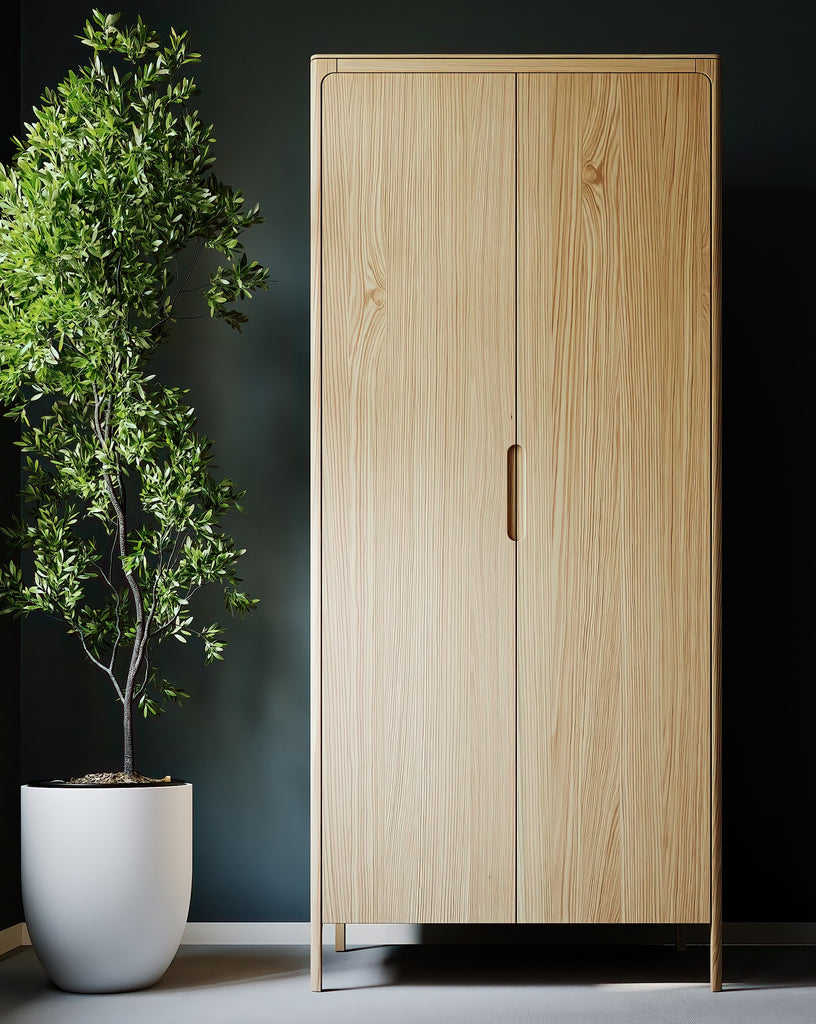 SIRLIG - Wooden Wardrobe - Minimalist Design | Milola