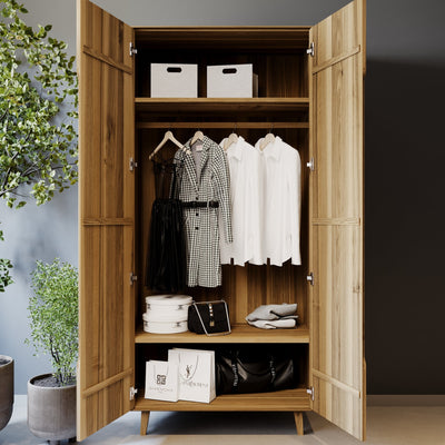 LYS - Wooden Wardrobe Bedroom - Minimalist Design | Milola
