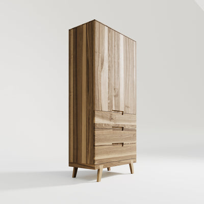 ASPECT - Wooden Wardrobe for Bedroom - Minimalist Design | Milola
