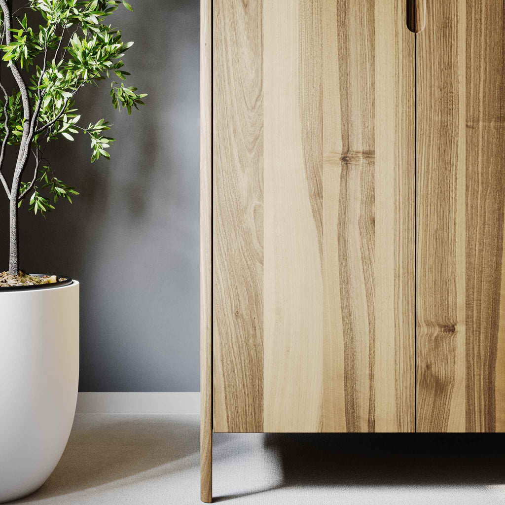 SIRLIG - Wooden Wardrobe - Minimalist Design | Milola