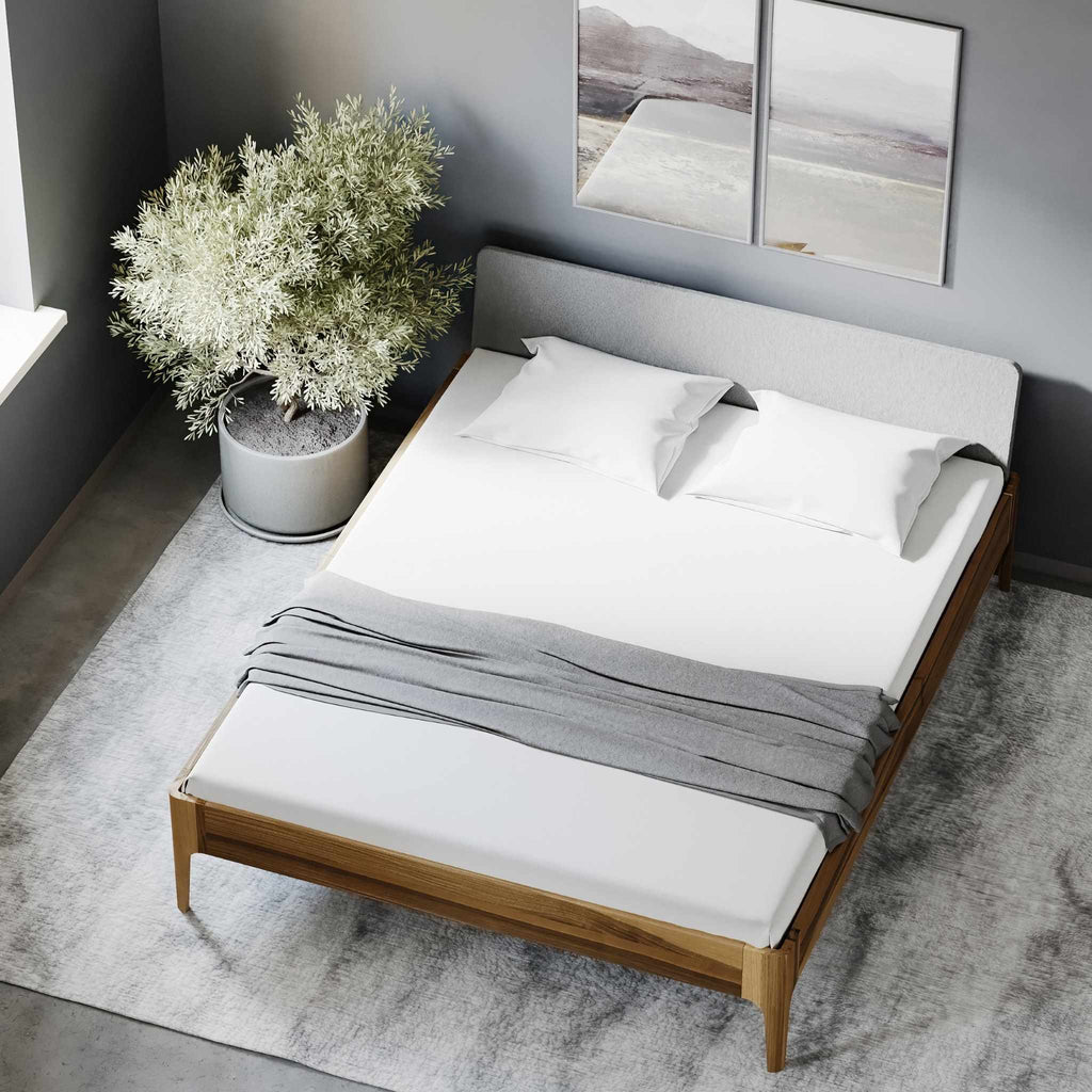 SIRLIG - Wooden Bed - Scandinavian Design | Milola