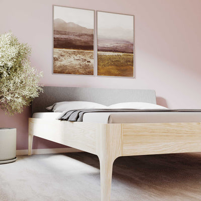 SIRLIG - Wooden Bed - Scandinavian Design | Milola