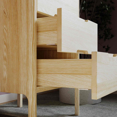 SIRLIG - Tall Boy Wooden Drawers  | Milola