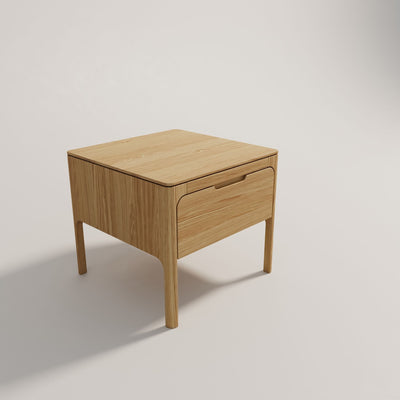 SIRLIG - Wooden Bedside Table - Solid Wood | Milola