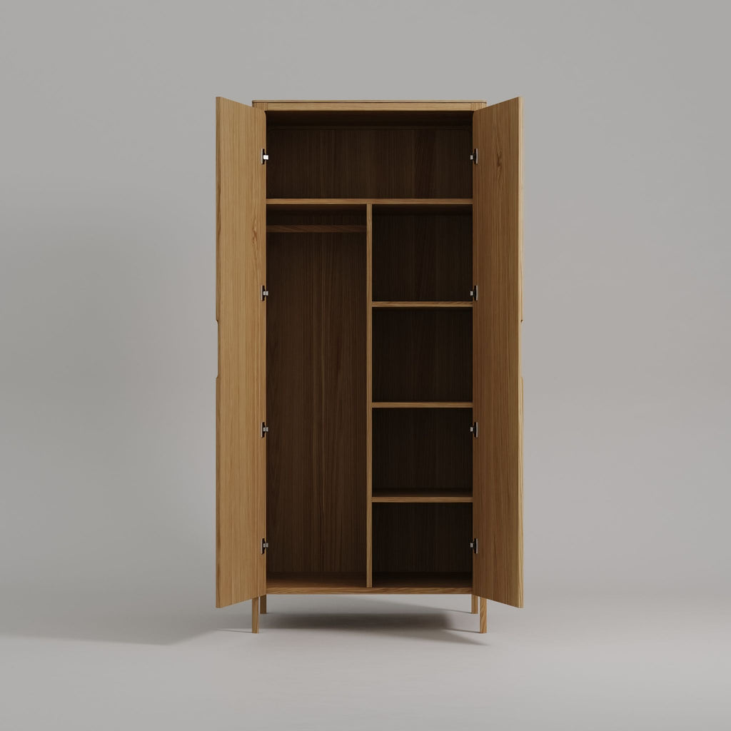SIRLIG - Wooden Wardrobe - Minimalist Design | Milola