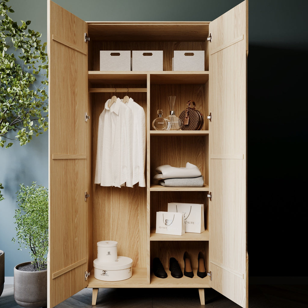 LYS - Wooden Wardrobe Bedroom - Minimalist Design | Milola